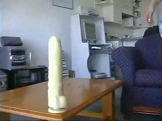 Asiática amada anal dildo