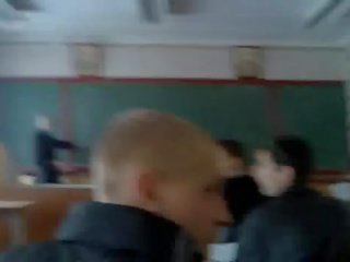 College darling Wanking guy In Class