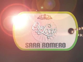 Oyeloca ερασιτεχνικό λατίνα sara romero πατήσαμε facialized