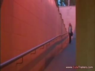 Amateur show of my public peeing young female