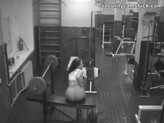 Keselamatan webcam dalam yang berat badan bilik pita yang astounding cutie