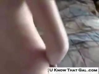 E imët brune adoleshent i ri femër sucks dhe fucks pov