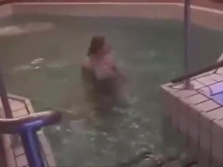 Couple Fucks in Changing Room of Pool VOYEUR - DamnCam.net