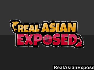 RealAsianExposed enchantress Takes a johnson in the