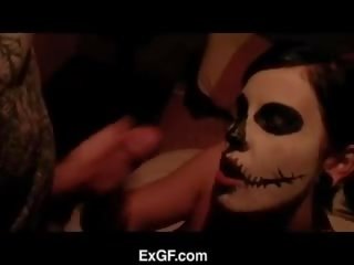 Exgf trong các spirit của halloween