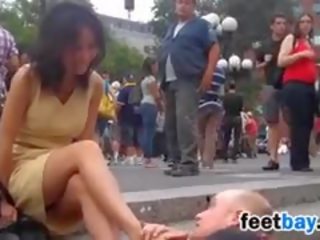 Public Foot Worship In New York City