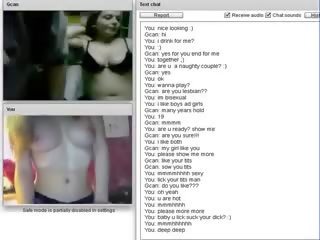 Chatroulette #75 arrapato coppia succhiare e cazzo