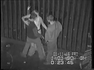 CCTV Behind a Sunderland Nightclub part one
