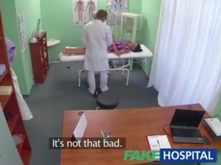 Dirty film therapy for the patients tight pussy
