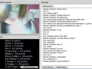 Hot to trot Swiss adolescent Chatroulette Game